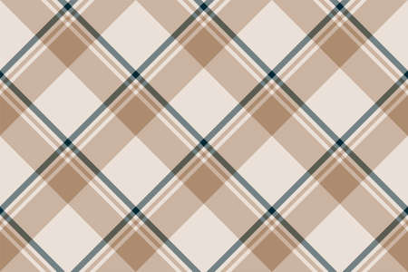 Tartan plain background, diagonal check seamless pattern. Vector fabric texture for textile print, wrapping paper, gift card, wallpaper flat design.のイラスト素材