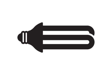 Led lamp icon energy economy technology. Electric bulb power modern innovation. Smart home vector sign design.のイラスト素材