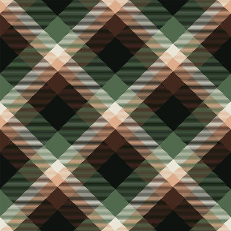 Tartan scotland seamless plaid pattern vector. Retro background fabric. Vintage check color square geometric texture for textile print, wrapping paper, gift card, wallpaper flat design.のイラスト素材