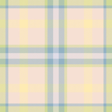 Plaid check pattern. seamless fabric texture. Tartan textile print design.のイラスト素材