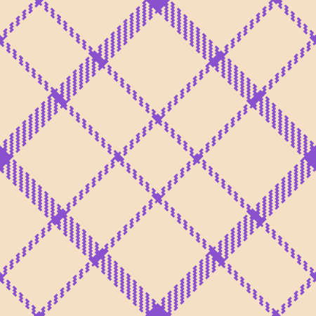 Texture pattern tartan. textile background vector. Plaid fabric check seamless in light and violet colors.のイラスト素材