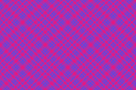 Vector flat seamless. Check textile background. Tartan pattern fabric texture in bright and blue colors.のイラスト素材