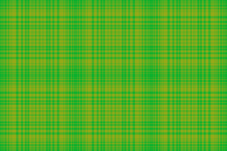 Seamless fabric tartan. background vector plain. Texture check textile pattern in green and yellow colors.のイラスト素材