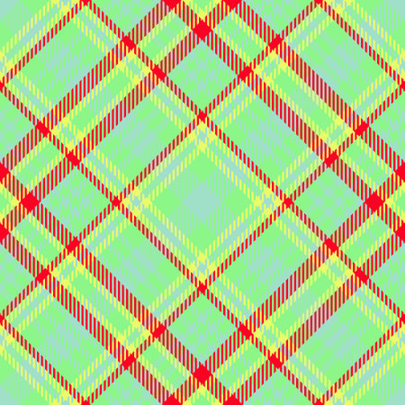 Tartan texture check. Pattern fabric background. Textile seamless vector plaid in light and bright colors.のイラスト素材