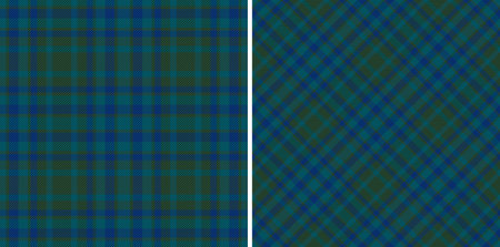 Textile vector fabric. Check background tartan. Seamless plain texture pattern in set.のイラスト素材