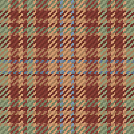 Seamless pattern of scottish tartan plaid. Repeatable background with check fabric texture. Flat vector backdrop of striped textile print.のイラスト素材