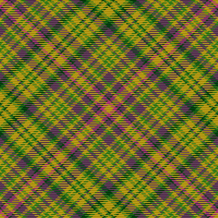 Texture plain check. Background textile. Tartan pattern seamless vector in pink and dark colors.のイラスト素材
