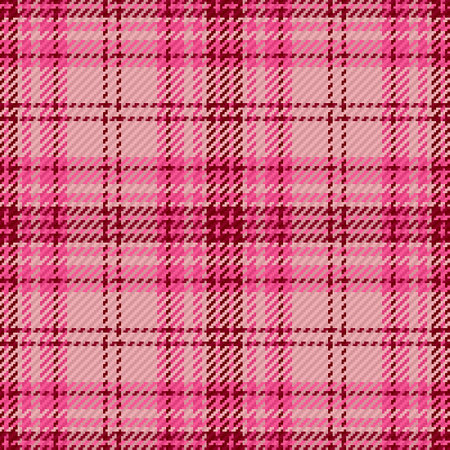 Pattern seamless background. Check tartan plain. Fabric texture vector textile in red and light colors.のイラスト素材