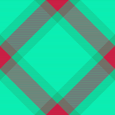 background textile pattern. Texture vector texture. Plaid tartan check seamless in green and red...