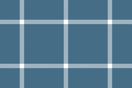 Plaid check background. Texture textile seamless. Fabric tartan pattern vector in blue and white colors.のイラスト素材