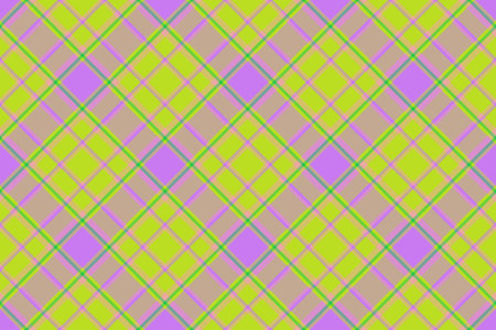 Texture fabric seamless. Tartan textile. Background plaid pattern check in green and pink colors.