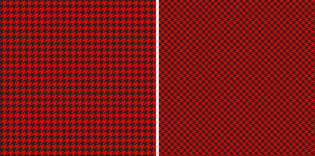 Fabric plain background. Textile tartan seamless. Texture vector check pattern in set.