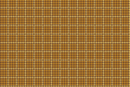 Vector check fabric. Tartan pattern seamless. Plaid background textile texture in red and orange...