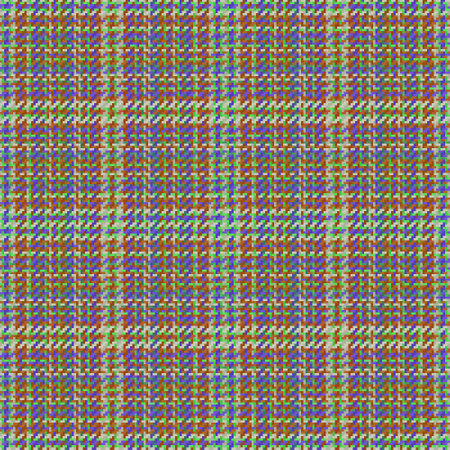 Texture check background. Fabric tartan pattern. Plaid vector seamless textile in turquoise and...