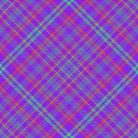 Seamless pattern background. Vector textile. Check tartan plaid texture in blue and red colors.のイラスト素材