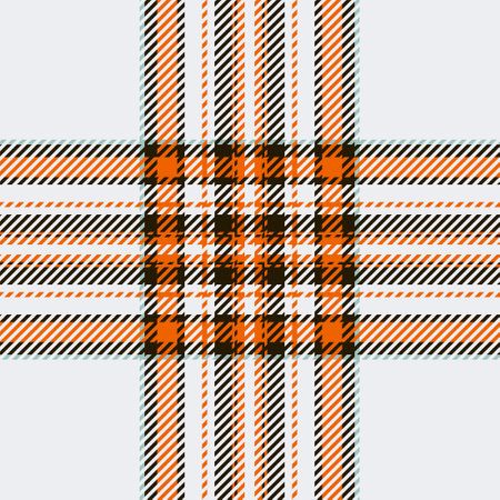 Plaid check pattern. seamless fabric texture. Tartan textile print design.のイラスト素材
