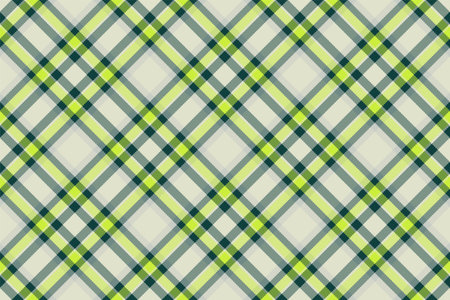 Tartan plain background, diagonal check seamless pattern. Vector fabric texture for textile print,...