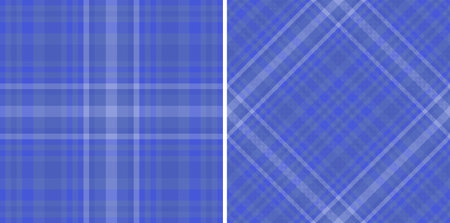 Check pattern fabric. background textile vector. Plaid seamless texture tartan in set.