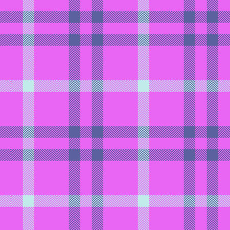 Texture background plain. Seamless check textile. Pattern tartan vector fabric in violet and light colors.のイラスト素材