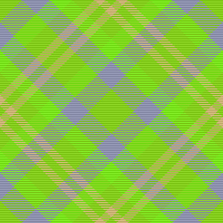 Textile background plain. Seamless vector pattern. Check pattern tartan texture in pastel and green colors.のイラスト素材