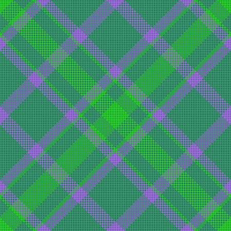 Tartan background check. textile vector pattern. Plaid texture fabric seamless in green and turquoise colors.のイラスト素材