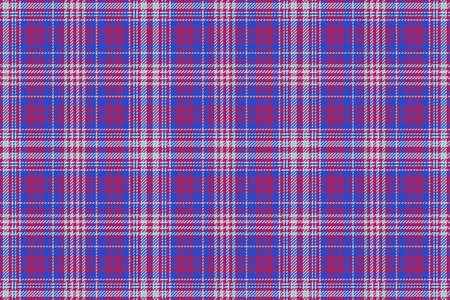 Background tartan check. Textile seamless texture. Vector plaid fabric pattern in blue and light colors.のイラスト素材