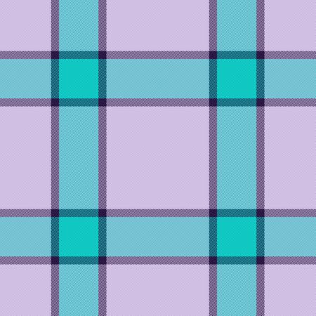Tartan textile background. Plaid texture vector. Check pattern seamless fabric in light and dark colors.のイラスト素材