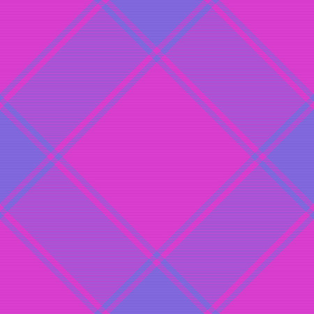 Tartan vector pattern. background check. Texture seamless textile fabric in violet and indigo...