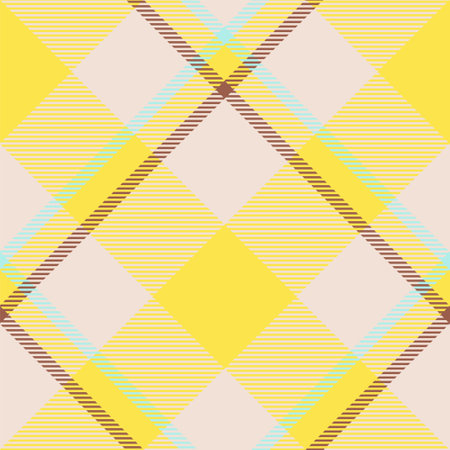 Plaid pattern vector. Check fabric texture. Seamless textile design for clothes, paper print or web background.のイラスト素材