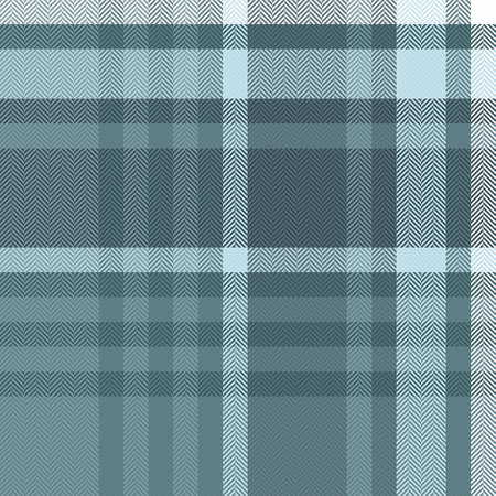Plaid seamless tartan of check fabric pattern with a texture vector background textile in cyan and pastel colors.のイラスト素材