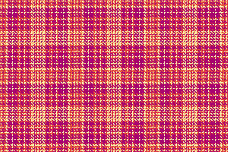 Vector tartan texture of pattern seamless plaid with a check textile background fabric in pink and red colors.のイラスト素材
