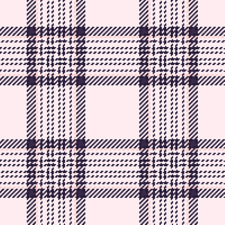 Tartan seamless pattern of texture textile fabric with a vector background plaid check in dark and white colors.のイラスト素材