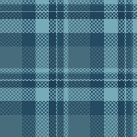 Texture seamless fabric of textile check tartan with a pattern background plaid vector in cyan color.のイラスト素材