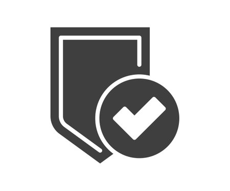 good icon vector. business success sign. Best quality symbol of correct, verified, certificate, approval, accepted, confirm, check mark and more.のイラスト素材