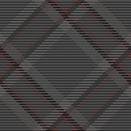 Vector textile background of tartan plaid check with a pattern fabric texture seamless in gray and dim gray colors.のイラスト素材