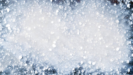 Fresh white snow texture top view. Perfection shining pure snowy background. Christmas clean backdrop.の素材