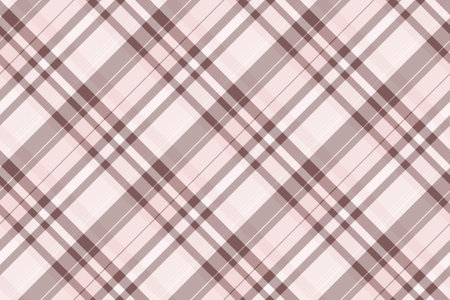 Plaid texture check of tartan vector seamless with a pattern background textile fabric in pastel and white colors.のイラスト素材