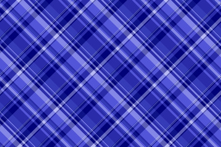 Check fabric vector of tartan background plaid with a seamless pattern texture textile in blue and...