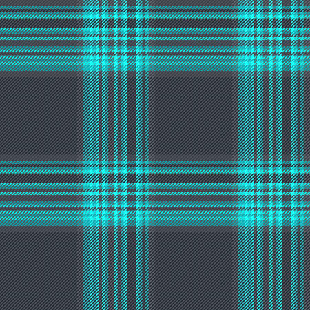 Tartan fabric plaid of seamless background pattern with a textile vector check texture in dark and pastel colors.のイラスト素材
