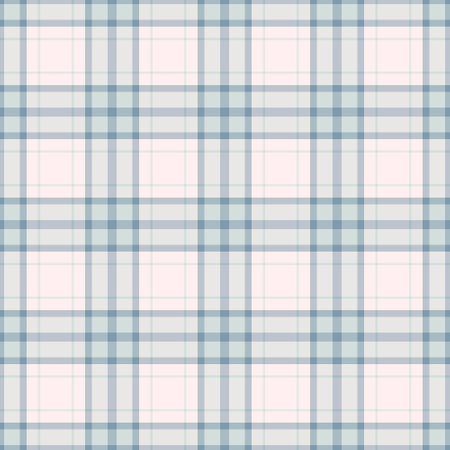 Check background pattern of tartan texture vector with a seamless textile plaid fabric in white and pastel colors.のイラスト素材