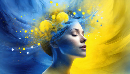 Perfection dream mind, psychological responsibility. Mental mystical satisfaction. Symbolic tale thought.の素材