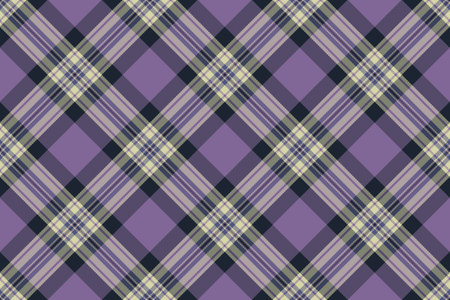 Volume fabric seamless texture, diagonal background pattern textile. Anniversary vector tartan check...