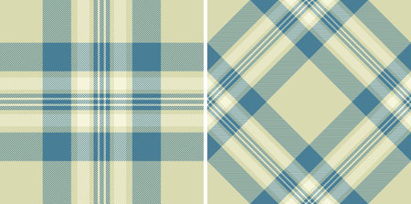 Tartan texture vector of check fabric pattern with a textile plaid background seamless. Set in cream colors. Best trousers for a professional look.のイラスト素材