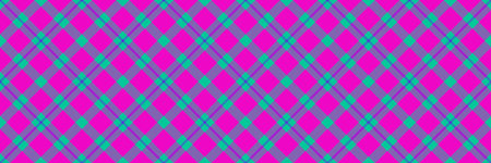 Fit check textile fabric, colorful texture plaid background. Neat pattern seamless tartan vector in bright and teal color.のイラスト素材