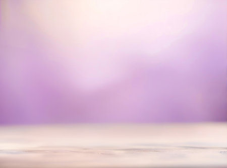 Abstract empty scene with blur background for presentation product. Horizontal stage with blurred surface.の素材