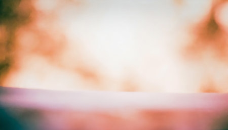 Abstract empty scene with blur background for presentation product. Horizontal stage with blurred surface.の素材