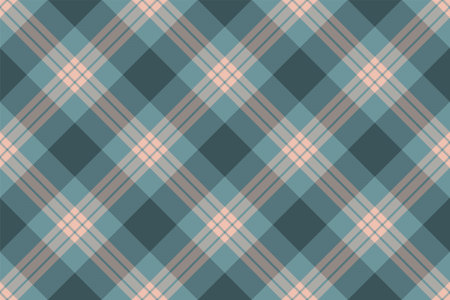 Tartan plain background, diagonal check seamless pattern. Vector fabric texture for textile print, wrapping paper, gift card, wallpaper flat design.のイラスト素材