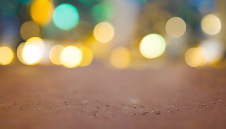 Abstract empty scene with blur background for presentation product. Horizontal stage with blurred surface.の素材