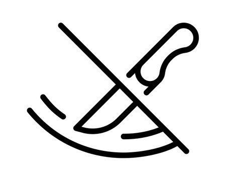 Scratched surface icon. Scratch resistant sign. Broken screen symbol. Vector design element.のイラスト素材