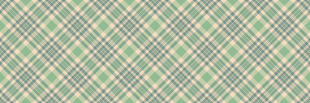 Cell fabric plaid vector, famous pattern seamless background. Real texture tartan textile check in pastel and light colors palette.のイラスト素材